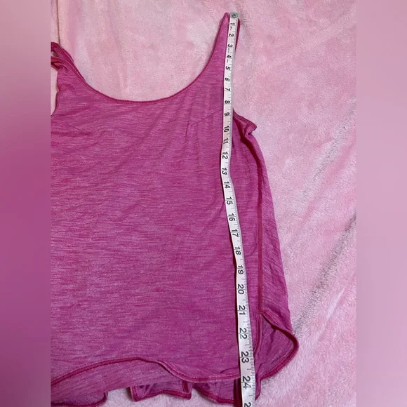 Lululemon Pink Tank Top (see pics for measurements) fits like a medium - Picture 7 of 7